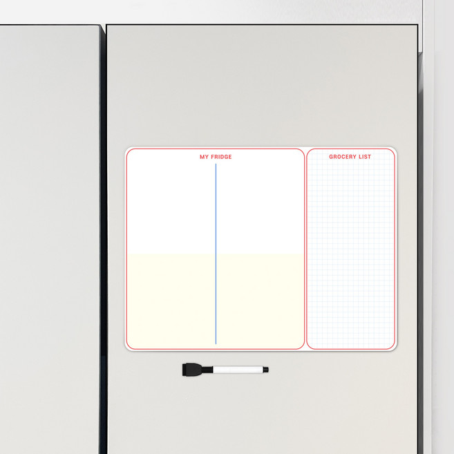 리틀리 칼라 자석메모보드 5종 칼라 / 월간 / 주간 / 냉장고 플래너 (보드펜포함)