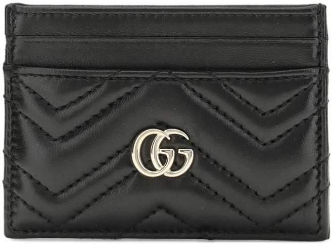 구찌 GG Marmont chevron card holder
