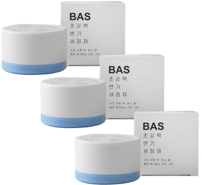 BAS 초강력 변기 세정제, 150g, 3개