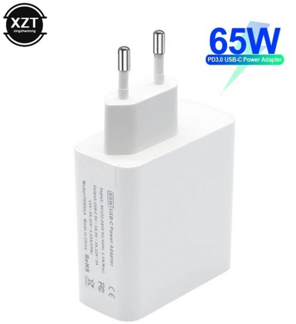마이크로소프트 서피스 프로 6 5 4 3 Go Book 태블릿 PD 충전 케이블 USB C타입 충전기 15V 12V 4A 3A 65W 45W, [02] Only plug, 05 Only EU plug, 02 Single charging head