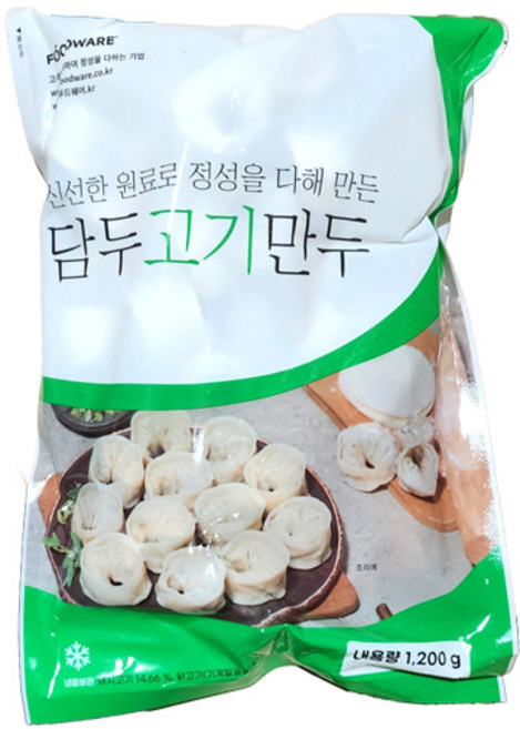 (무)(냉동)담두 고기손만두(냉동 1.2kg, 1개, 본상품선택