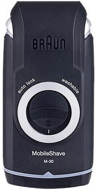 BRAUN M30 경량 휴대용 면도기, 블루