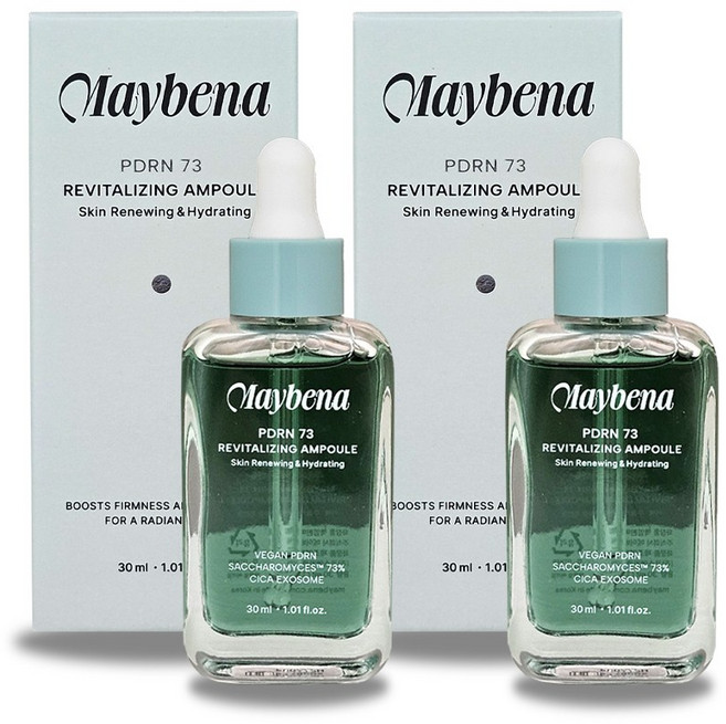 메이베나 주름 탄력 미백 PDRN 73 앰플, 30ml, 2개