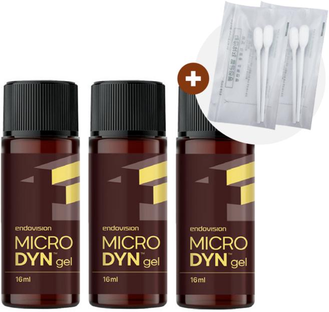 포비돈 연고 욕창 연고 레피젤 Microdyn gel 마이크로딘겔 16ml 보틀형 멸균 면봉 천연소독제 하이드로겔 가정용, 3개