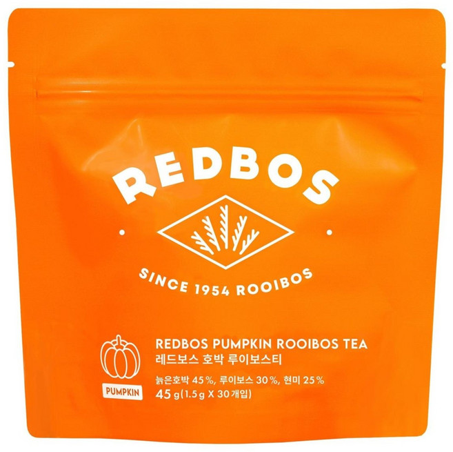 레드보스 호박 루이보스티 최상위 등급 작은티백, 1.5g, 30개입, 1개