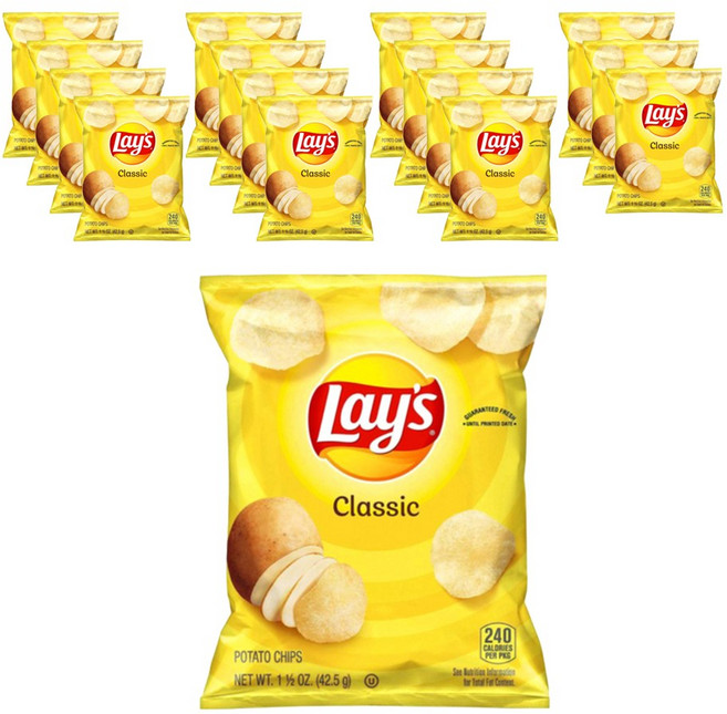 프리토레이 레이스 클래식 감자칩, 42.5g, 16개