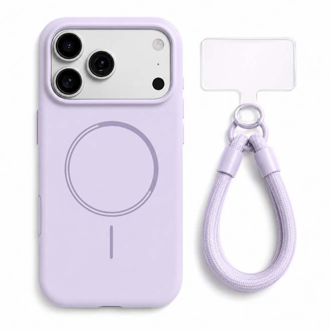 Rabbit Technolog 適用iPhone手機殼 液態膚感掛繩手機殼