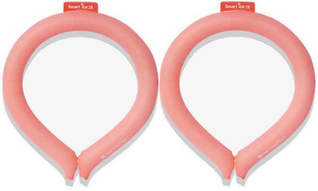 인콘트로 스마트 아이스 스포츠 넥밴드, 분홍, 2개