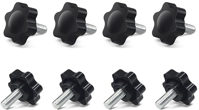 Logitech 스티어링 페달 고정 나사 스티어링 휠 스크류 클램프 페달 마운트 나사 볼트 (Logitech G25 G27 G29 G920 G923용) (8개)