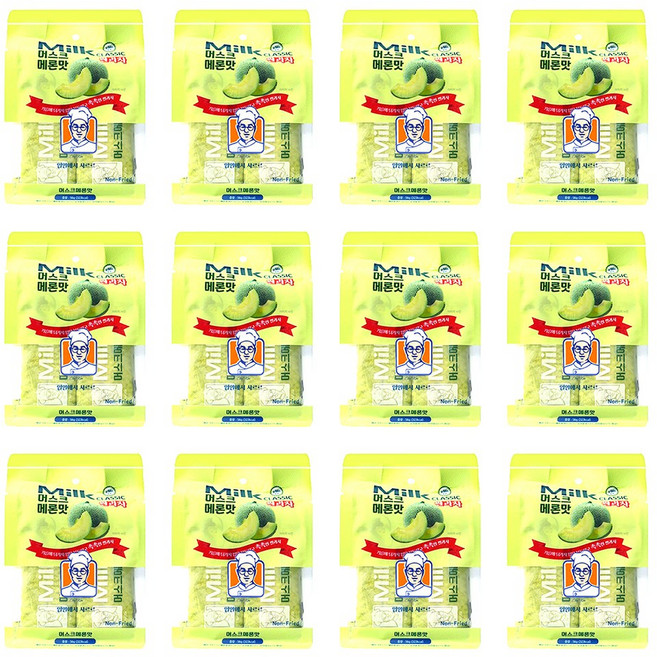 밀크클래식쌀과자 메론맛 12p, 672g, 2개