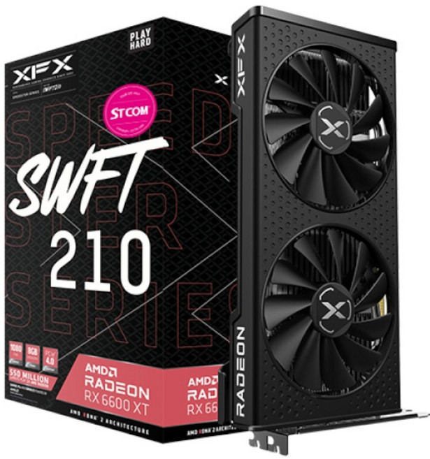 빠른배송 재고있음 [XFX] Radeon RX 6600 XT SWFT 210 CORE D6 8GB