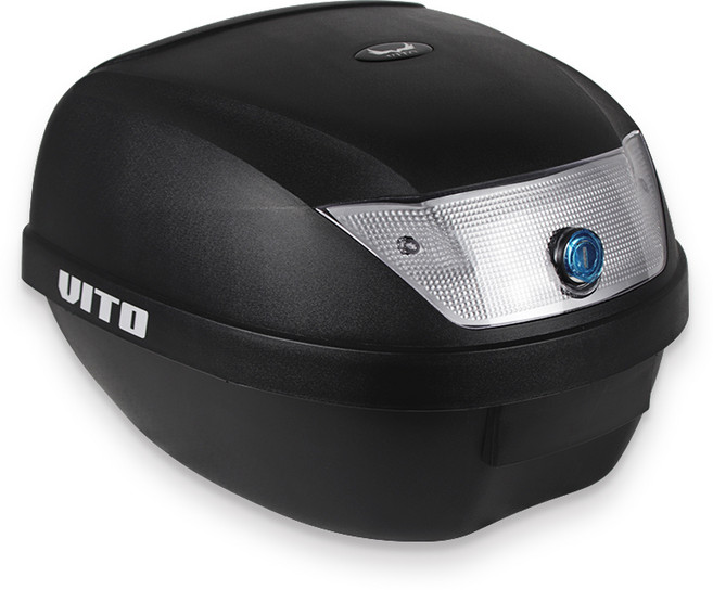 VITO 비토 오토바이용품 리어백 탑박스, 비토041(블랙) 30L, 1개