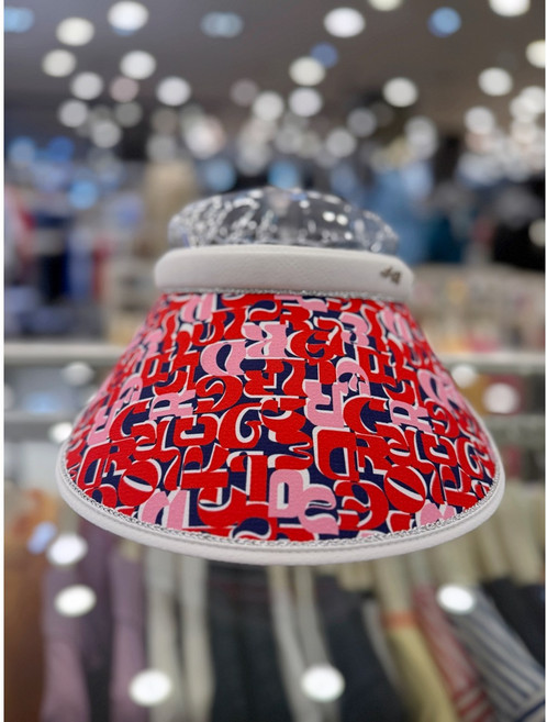 크로커다일레이디 로고 프린트 썬캡 CLEMH1208