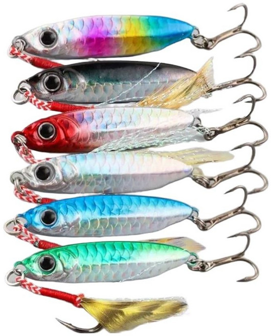 메탈지그 보강형 6종 프로모션 세트 KUNZO, 1개, 25g, 인기색상