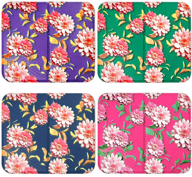토탈하우스 꽃방석 사우나방석 접이식방석 목욕방석 휴대용방석 1인용 쿠션방석 다용도미니매트 거베라꽃 (색상 5종 1선택)