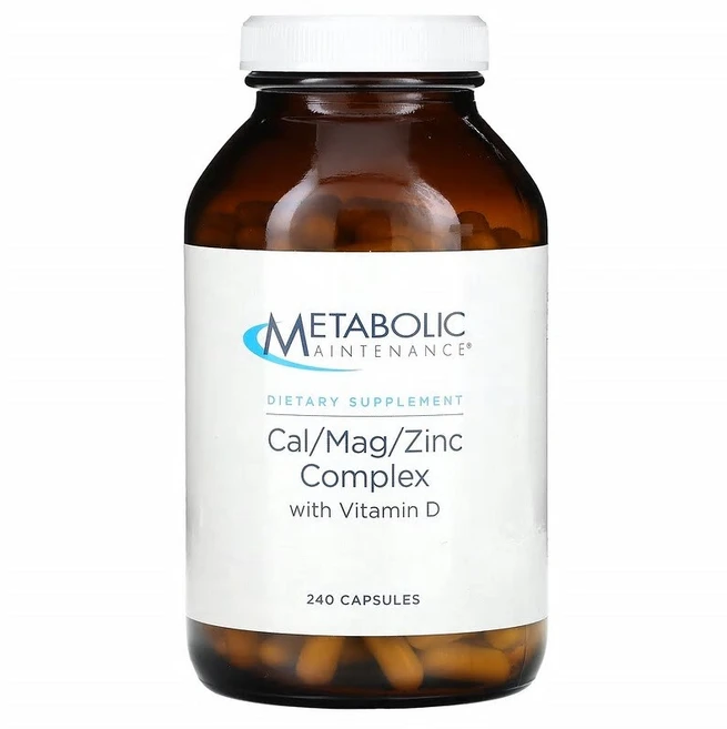 Metabolic Maintenance 비타민D 함유 Cal/Mag/아연 복합체 캡슐 240정 MBM-00407, 1개 - 쿠팡