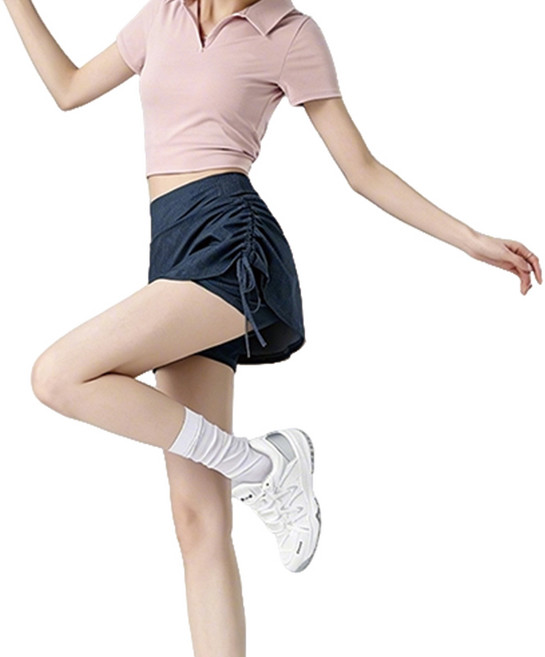 KDNC 여성 고탄성 스커트팬츠 비침방지 안감 포켓