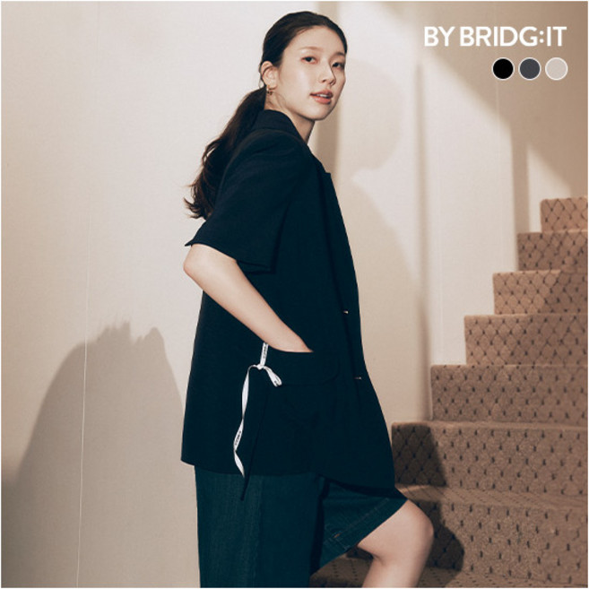 [바이브리짓] (26SS) 시에르 디테일 반팔 자켓