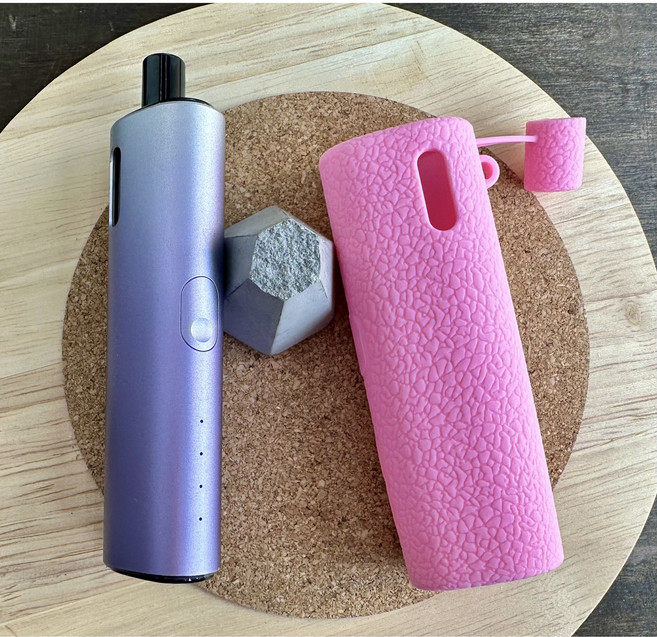 레더크레프트 아보카도베이비프로 전용 실리콘 케이스 위생캡덮개 포함, 핑크, 1개