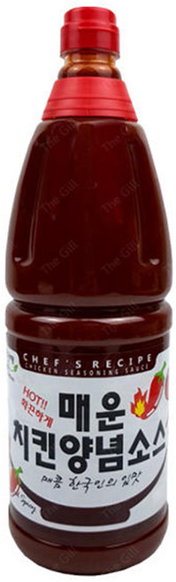 미담채 매운치킨 양념소스 2kg x4개, 4개