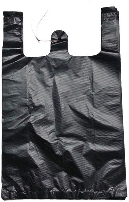 부국비닐봉투 손잡이 일반마트봉투3호 검정, 10L, 200개