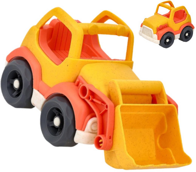 2개 유치원 교통놀이교구 미니중장비차 아기자동차 건축 어린이날선물 돌, 1개