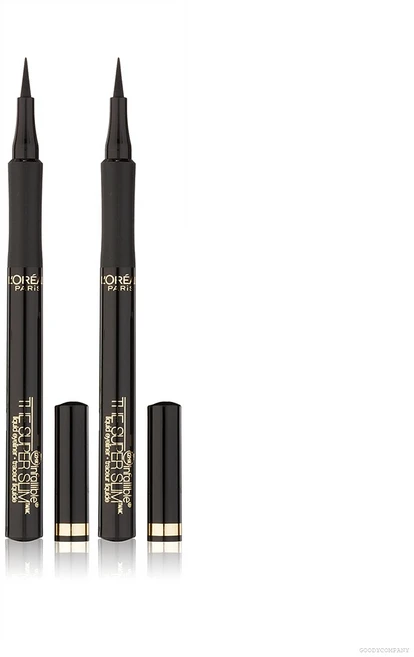 L'Oreal Paris Infallible The Super Slim 로레알파리 인펠러블 더 슈퍼 슬림 아이라이너 블랙 1ml 2팩 - 쿠팡