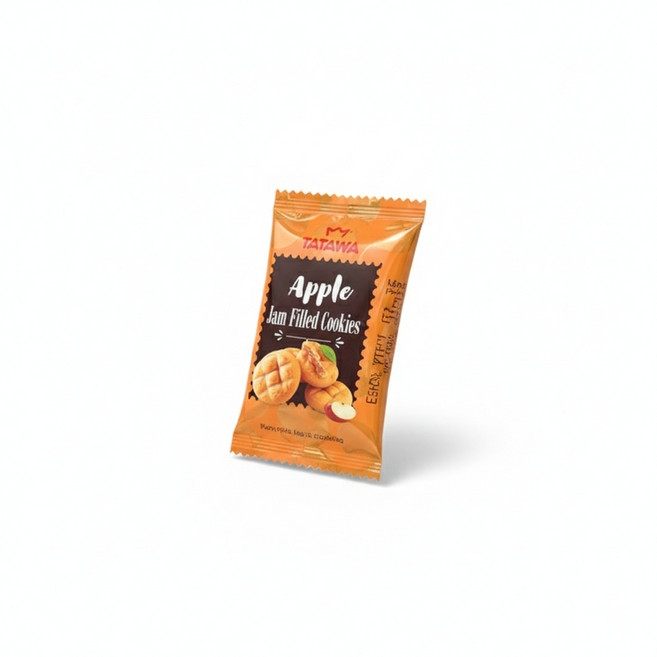타타와 사과잼 쿠키 600g(10g/60봉) 대용량 답례품 쨈 비스킷, 60박스, 10g