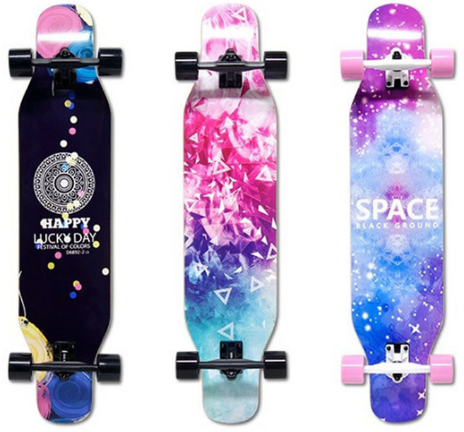 주트 크로니 윈드 롱보드 41인치 KC안전인증 + T툴증정, 해피블랙, 1개