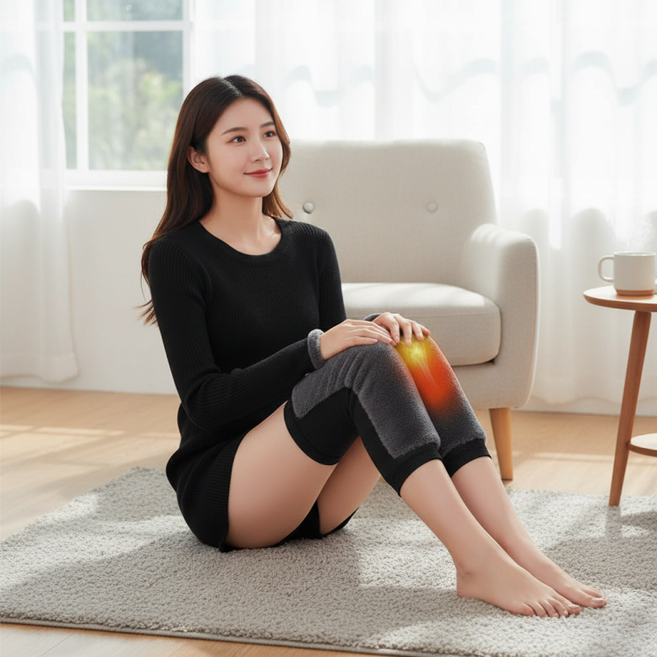 극세사 안감 기모 레그워머 겨울 방한 방풍 무릎 수면 토시 보온용품