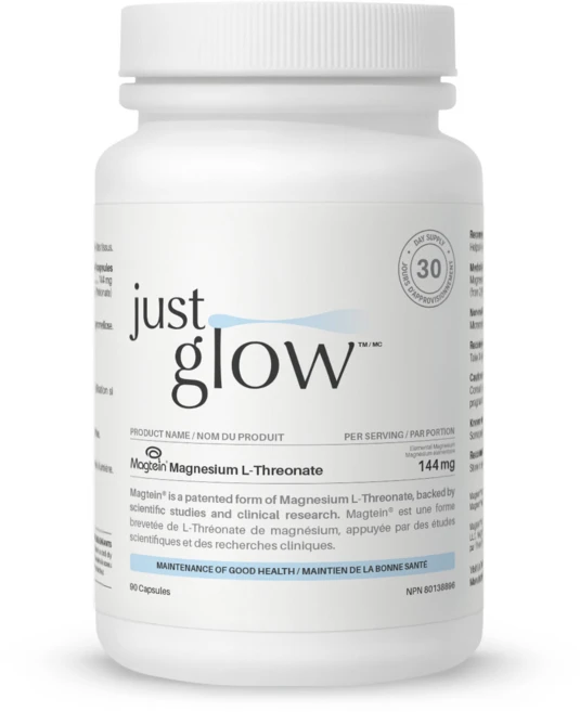 저스트글로우 마그테인 트레온산 마그네슘 L-트레오네이트 베지 캡슐, 1개, 90정 - 쿠팡