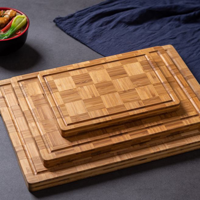 휴일여행 대나무 엔드그레인 도마, 1개, 혼합색상