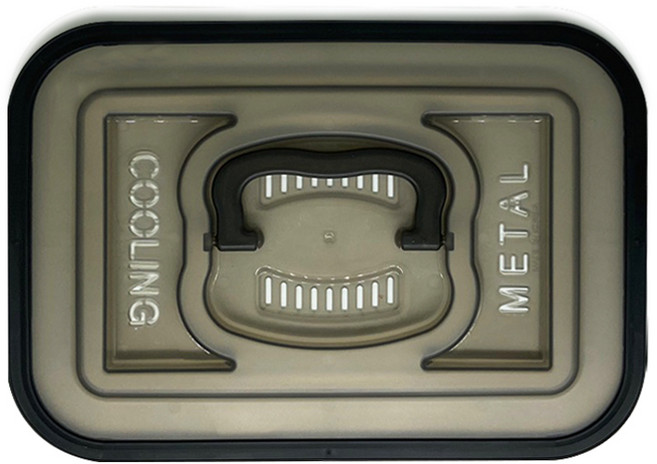 올품락 점보 핸디 밀폐용기 김치통용 누름판 그레이, 10L, 1개