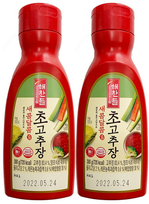 새콤달콤 초고추장, 300g, 2개