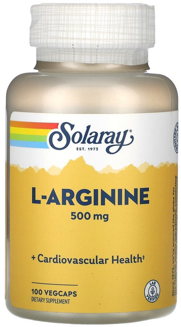 Solgar L-Arginine 솔가 엘 아르기닌 아르지닌 500mg 100정, 1개