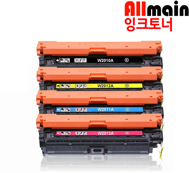 HP 호환 W2013A 빨강 재생토너 칩장착완제품 M776, 1개, 검정