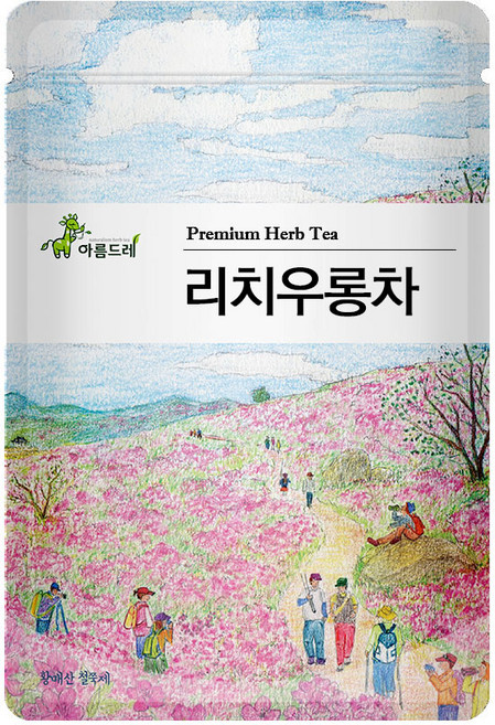 아름드레 친환경 삼각티백 허브차 25티백 50종, 25개입, 1.1g, 1개