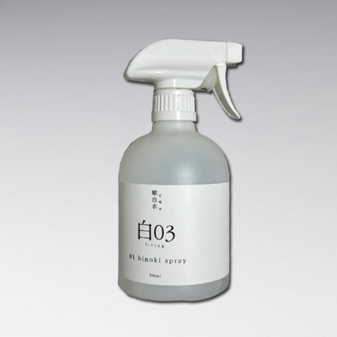 순백수 히노키 스프레이 편백 살균 탈취제 본품, 1개, 500ml