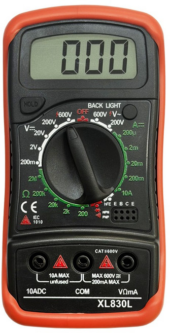 디지털 멀티미터 XL830L, 1개