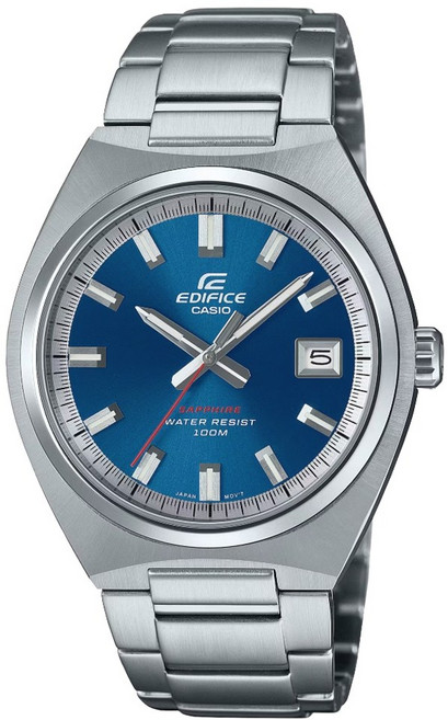 CASIO 卡西歐(EFB-109D-2AV) EDIFICE 經典運動風 賽車系列指針手錶-藍