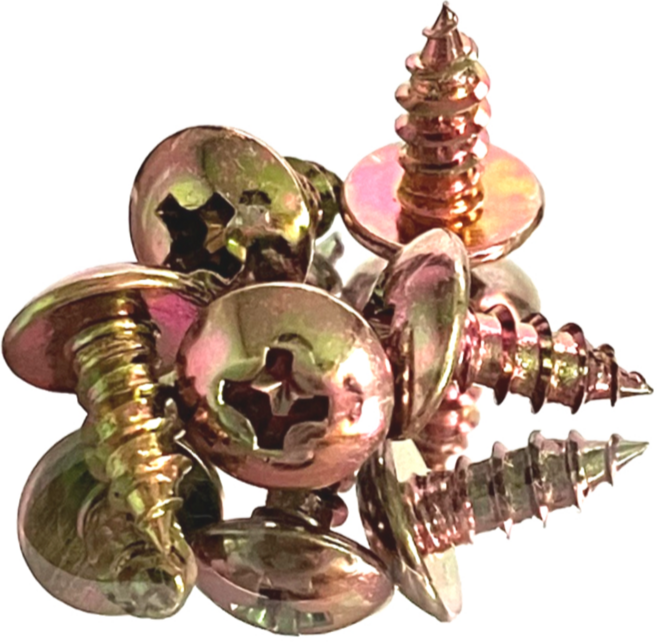 철 1종 태핑 나사 트러스 우산 둥근 머리 M3.5, 1000개