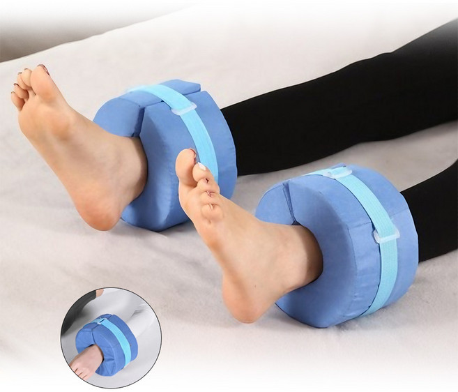 LXU 욕창 방지 케어 쿠션형링 손목 발목 패드 뒤꿈치 발목 받침 케어, 1개