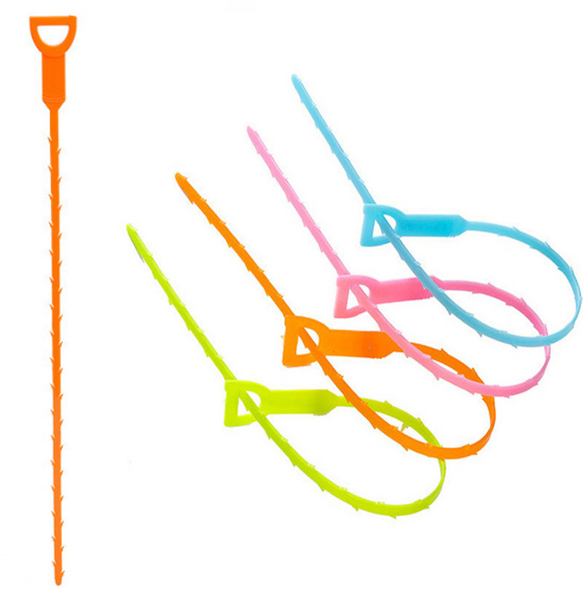 이지펑 일회용 하수구 배수관 청소기 세면대용 머리카락제거기, 1개, 랜덤발송