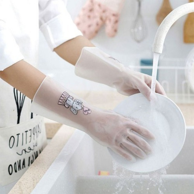 이루우리 손목긴 니트릴장갑 5종세트 (아기코끼리2종+플라밍고3종), 1개