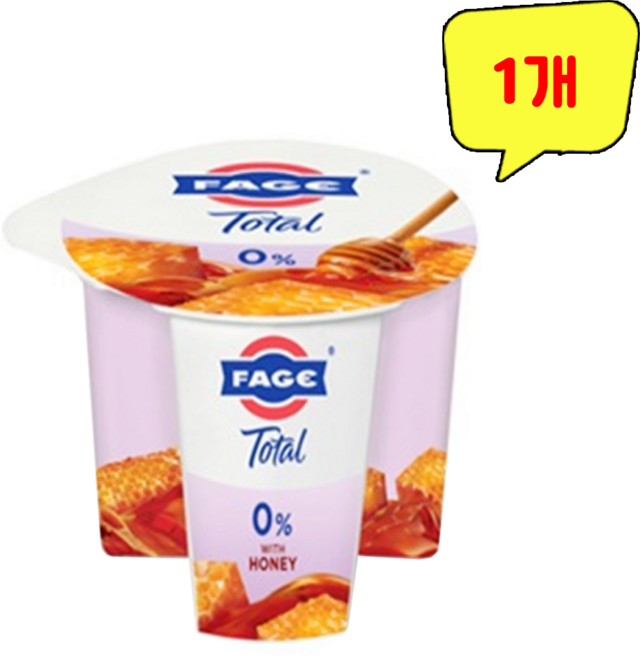 구르메)FAGE무지방그릭요거트허니, 1개, 150g