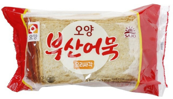 사조오양 부산어묵 요리사각, 1개, 1kg