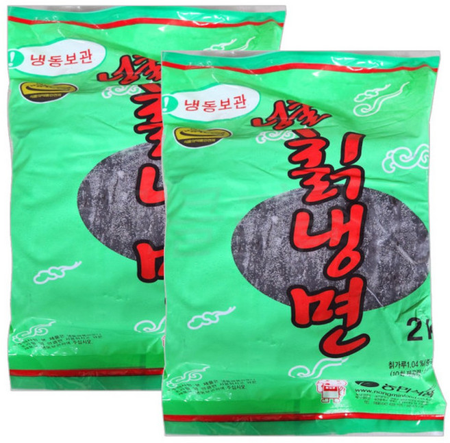 농민식품 넝쿨 칡냉면 2kg x 2개