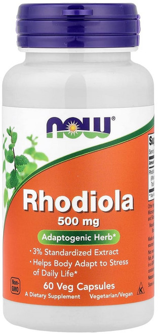 나우푸드 로디올라 500mg 베지 캡슐, 60정, 1개