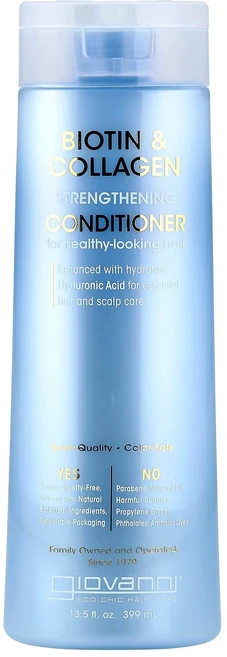 지오바니 비오틴 & 콜라겐 강화 컨디셔너 399ml (13.5 fl oz) GIO-18911, 1 - 쿠팡