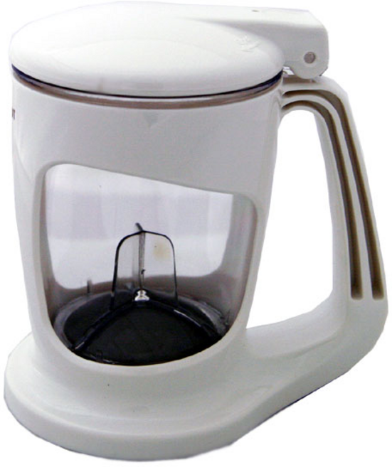 스마트 티포트 500ml 원터치티포트 티주전자 표일배 업소용 예쁜, 화이트